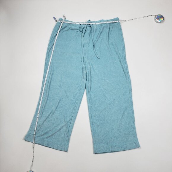 Andie Swim The Crop Pant Women's Large Cabana Blue Cover-Up Lounge & Resort Wear - Picture 5 of 16